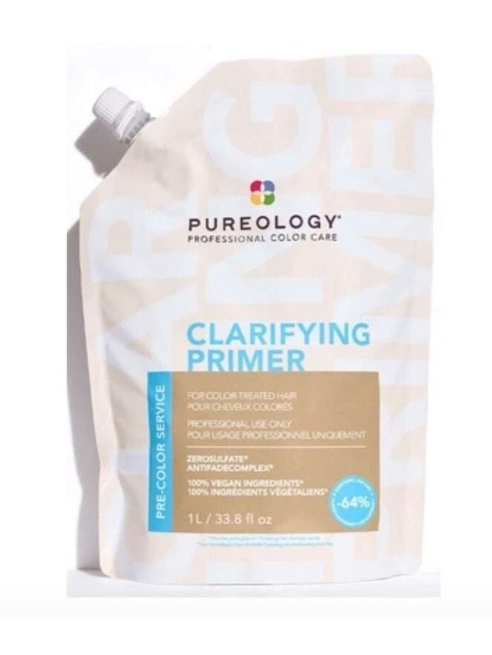 Pureology Clarifying Primer Shampoo Detox 33.8oz Sealed Liter Pack